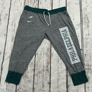 Women's Philadelphia Eagles NFL Football Gray Jogger Sports Gym Sweatpants